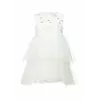 Сукня молочного кольору з двома ярусами фатину YD.21.30.004