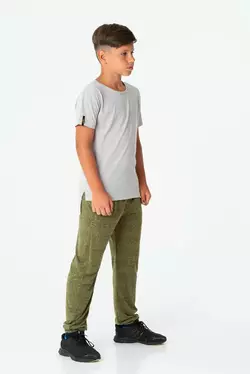 Штани для хлопчиків кольору хакі YH.02.24.003