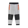 Спортивні штани сірі з чорними вставками на колінах YU.12.24.002