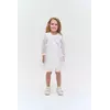 Комплект ошатний сукня та болеро з білого гіпюру YJ.21.30.003W|YJ.21.30.014