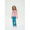 Комплект для дівчинки: рожевий лонгслів та джинси YU.22.04.003|YU.22.24.003