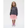 Комплект для дівчинки - сірий світшот та рожева спідниця YU.22.09.005|YU.22.22.004 Комплект для дівчинки - сірий світшот та рожева спідниця YU.22.09.005|YU.22.22.004