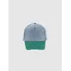 Кепка із козирком сіро-зеленого кольору YA.25 Кепка із козирком сіро-зеленого кольору YA.25