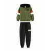 Стильний спортивний костюм для хлопчика зелений з чорним YU.12.07.003|YU.12.24.006 Стильний спортивний костюм для хлопчика зелений з чорним YU.12.07.003|YU.12.24.006
