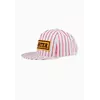 Біла кепка в червону смужку YA15 Біла кепка в червону смужку YA15