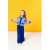 Костюм із брюками "гусяча лапка" синій YN.22.25.025 Костюм із брюками "гусяча лапка" синій YN.22.25.025