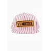 Кепка біла в червону смужку Кепка белая в красную полоску YA15 Кепка біла в червону смужку Кепка белая в красную полоску YA15