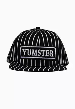 Чорна кепка в білу смужку one size YA20 Чорна кепка в білу смужку one size YA20