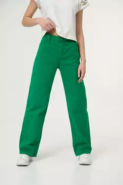 Брюки зелені для дівчат  YS.21.23.003 Брюки зелені для дівчат  YS.21.23.003