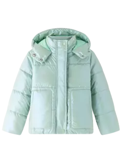 Пуховик для дівчинки світло-зелений YU.23.13.001 Пуховик для дівчинки світло-зелений YU.23.13.001