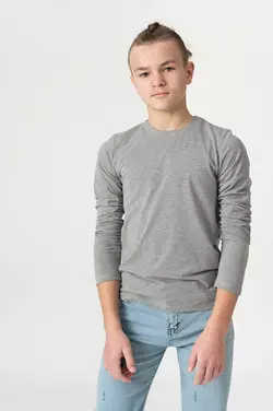 Лонгслів сірого кольору YM.01.04.001 Лонгслів сірого кольору YM.01.04.001