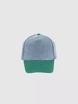 Кепка із козирком сіро-зеленого кольору YA.25 Кепка із козирком сіро-зеленого кольору YA.25