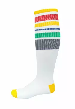 Гольфи білі в кольорову смужку YA.05.92.001 Гольфи білі в кольорову смужку YA.05.92.001