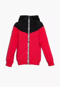 Худі червоно-чорний на блискавці YF.22.07.001 Худі червоно-чорний на блискавці YF.22.07.001