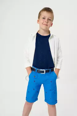 Шорти – бермуди для хлопчика сині YJ.11.21.001 Шорти – бермуди для хлопчика сині YJ.11.21.001