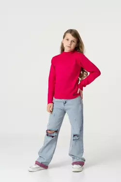 Светр однотонний рожевий YM.22.09.005 Светр однотонний рожевий YM.22.09.005