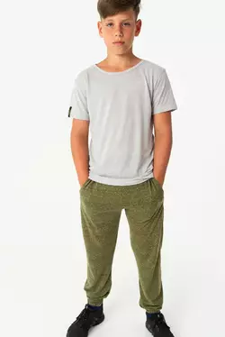 Комплект футболка та штани Gray-Green Melange YLB007 Комплект футболка та штани Gray-Green Melange YLB007