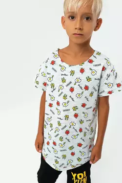 Футболка "Shakshuka" сіра для хлопчика YA.11.03.009 Футболка "Shakshuka" сіра для хлопчика YA.11.03.009