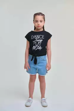 Комплект футболкf та джинсові шорти Dans Sing Play All Day YК.22.42.028 Комплект футболкf та джинсові шорти Dans Sing Play All Day YК.22.42.028