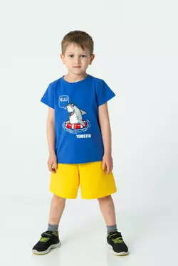 Футболка синя з Акулою YH.11.03.005 Футболка синя з Акулою YH.11.03.005