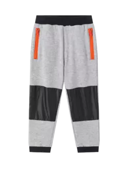 Спортивні штани сірі з чорними вставками на колінах YU.12.24.002 Спортивні штани сірі з чорними вставками на колінах YU.12.24.002