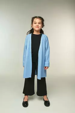 Блакитна кофта для дівчинки YA.02.08.006 Блакитна кофта для дівчинки YA.02.08.006