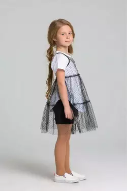 Чорна Yumster накидка для дівчинки YA.22.31.002 Чорна Yumster накидка для дівчинки YA.22.31.002