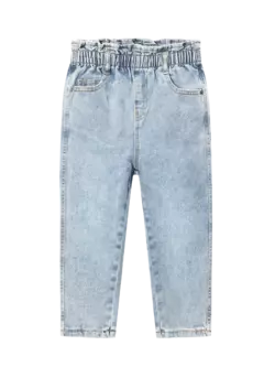 Джинси для дівчинки з високою талією на резинці YU.22.24.001 Джинси для дівчинки з високою талією на резинці YU.22.24.001