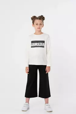 Лонгслів білий з принтом Yumster YI.22.09.001 Лонгслів білий з принтом Yumster YI.22.09.001