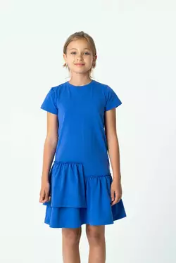 Сукня синя з рюшами YH.22.30.006 Сукня синя з рюшами YH.22.30.006
