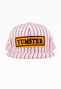 Кепка біла в червону смужку Кепка белая в красную полоску YA15 Кепка біла в червону смужку Кепка белая в красную полоску YA15