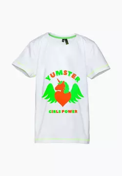 Футболка біла з Єдинорогом YE.11.21.002 Футболка біла з Єдинорогом YE.11.21.002