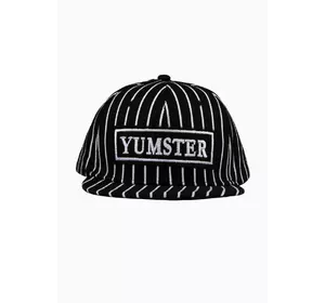 Чорна кепка в білу смужку one size YA20 Чорна кепка в білу смужку one size YA20