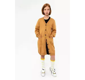 Кардиган довгий на ґудзиках для дівчинки YA.02.08.002 Кардиган довгий на ґудзиках для дівчинки YA.02.08.002