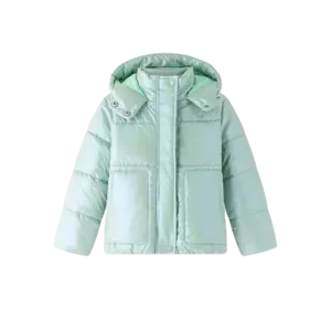 Пуховик для дівчинки світло-зелений YU.23.13.001 Пуховик для дівчинки світло-зелений YU.23.13.001