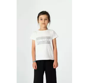 Футболка молочного кольору з принтом Yumster YI.21.03.002 Футболка молочного кольору з принтом Yumster YI.21.03.002