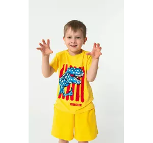 Футболка жовта з динозавром YH.11.03.004 Футболка жовта з динозавром YH.11.03.004