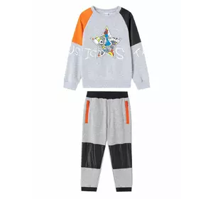 Костюм спортивний сірий зі зіркою YU.12.09.002|YU.12.24.002 Костюм спортивний сірий зі зіркою YU.12.09.002|YU.12.24.002