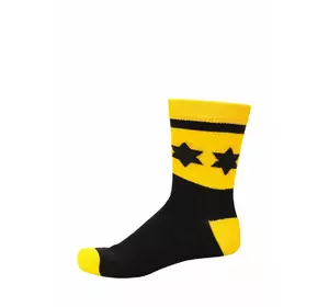 Шкарпетки спортивні чорно-жовті YA.05.91.001