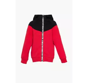 Худі червоно-чорний на блискавці YF.22.07.001 Худі червоно-чорний на блискавці YF.22.07.001