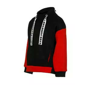 Світшот чорно-червоний з тасьмою утеплений YC.02.09.003 Світшот чорно-червоний з тасьмою утеплений YC.02.09.003