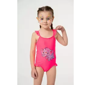 Купальник дитячий, яскраво-рожевий зі слоном YS.21.20.001 Купальник дитячий, яскраво-рожевий зі слоном YS.21.20.001