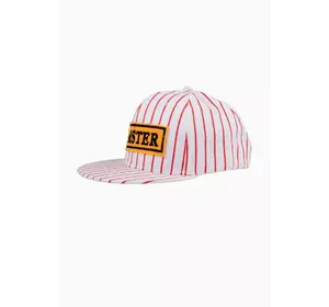Біла кепка в червону смужку YA15 Біла кепка в червону смужку YA15