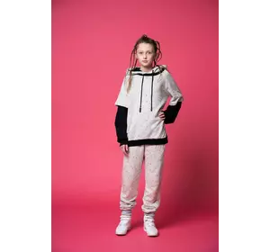 Спортивний костюм сіро-чорний  YI.02.09.002-YI.02.24.003 Спортивний костюм сіро-чорний  YI.02.09.002-YI.02.24.003