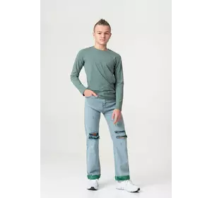 Лонгслів оливкового кольору YM.01.04.002 Лонгслів оливкового кольору YM.01.04.002