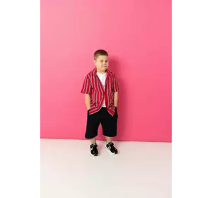 Сорочка червона у білу смужку YT.12.03.002 Сорочка червона у білу смужку YT.12.03.002