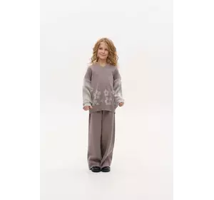 Костюм повсякденний для дівчинки, оливково-сірий YU.22.09.006|YU.22.24.004 Костюм повсякденний для дівчинки, оливково-сірий YU.22.09.006|YU.22.24.004