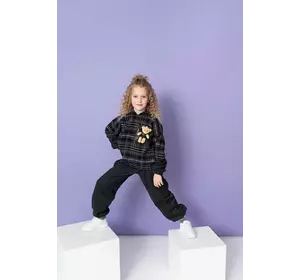 Костюм теплий фіолетовий з ведмедиком YN.22.25.023 Костюм теплий фіолетовий з ведмедиком YN.22.25.023