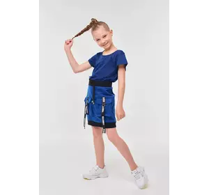 Комплект футболка та спідниця з накладними кишенями YLG0016 Комплект футболка та спідниця з накладними кишенями YLG0016