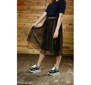 Темно-зелена спідниця з фатином YA.22.22.014 Темно-зелена спідниця з фатином YA.22.22.014